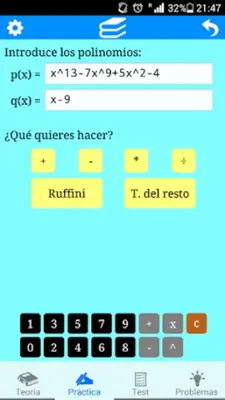 Polynomials android App screenshot 3